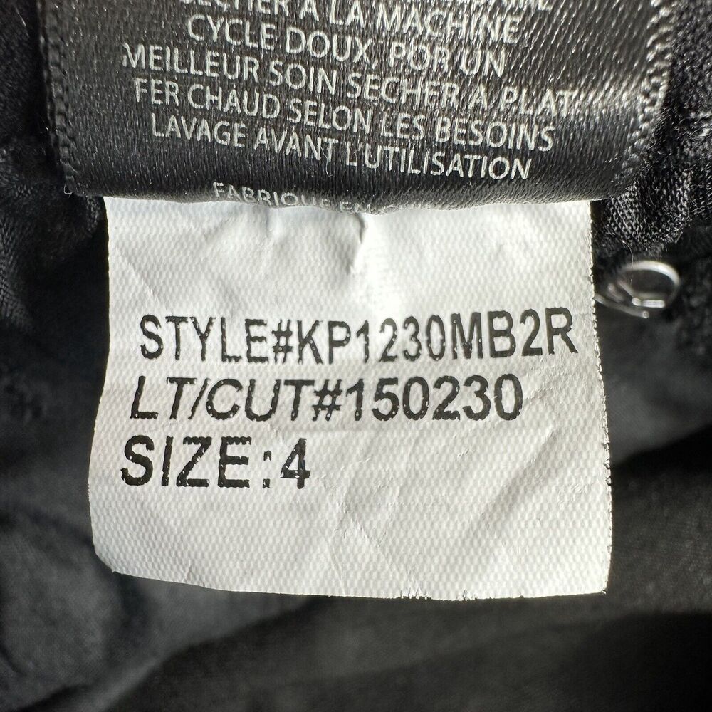 Kut From Kloth CARLO ANKLE SKINNY Size 4 Black Raw Hem Jeans Denim Pants 27x27 - Picture 10 of 10